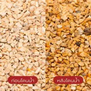 ทรายล้างสีขาวเหลือง