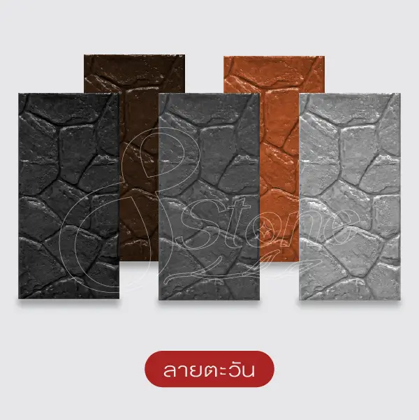 NC แผ่นทางเดินพิมพ์ลาย 30x60 ซม.