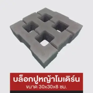 บล็อกปูหญ้าโมเดิร์น
