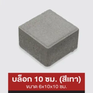 บล็อก 10 ซม. (สีเทา)