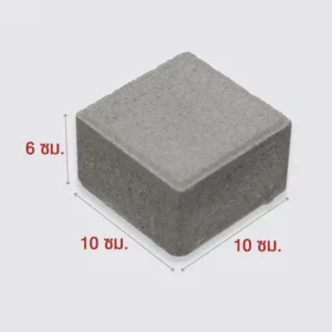 บล็อก 10 ซม. (สีเทา)