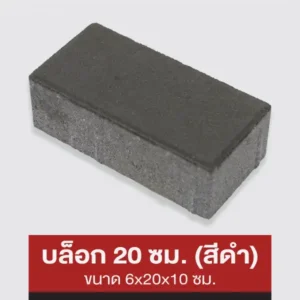 บล็อก 20 ซม. (สีดำ)