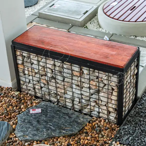 ม้านั่งหิน (Gabion Bench)